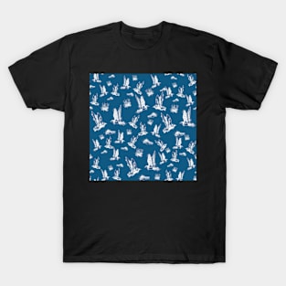 Silver Plovers, Sea Plantain and Wave T-Shirt